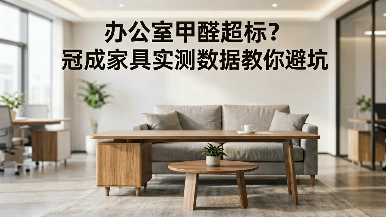 办公室甲醛超标?冠成家具用实测数据教你避坑